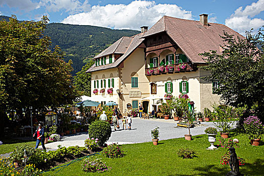 旅店,卡林西亚,奥地利,欧洲