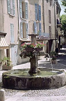 喷泉,瓦伦索,上普罗旺斯