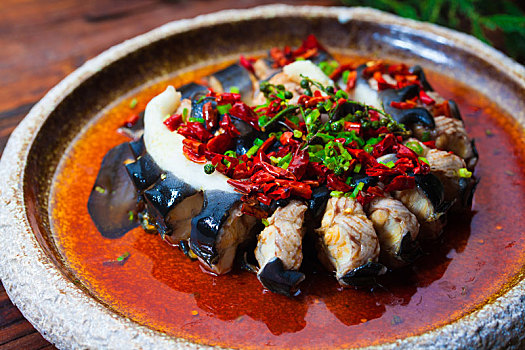 中餐美食创意料理红烧鳗鱼