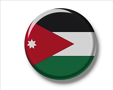 扣,旗帜,约旦