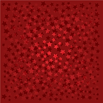 抽象,背景,红色,星