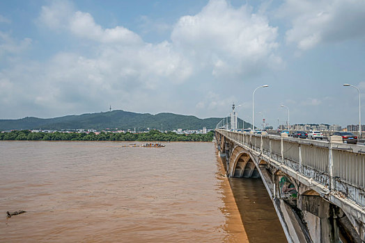 长沙城市风光－湘江,橘子洲及湘江两岸