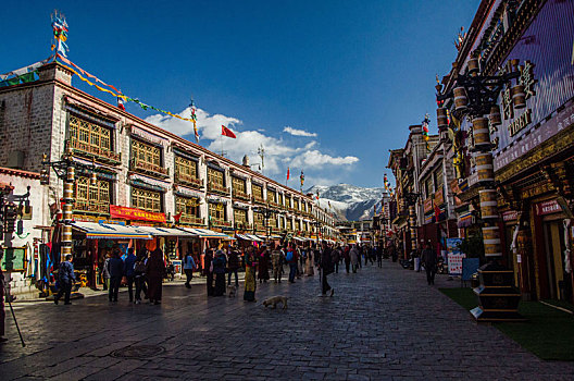 中国西藏自治区拉萨八廓街