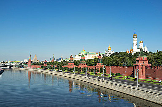 克里姆林宫,莫斯科,俄罗斯,欧亚大陆