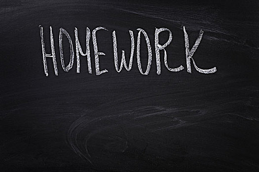 家庭作业,文字,黑板,学校