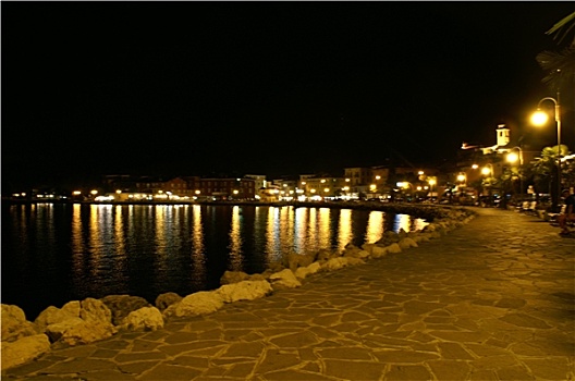 港口,夜晚