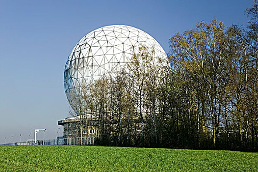 圆顶,雷达,莱茵兰普法尔茨州,德国,欧洲