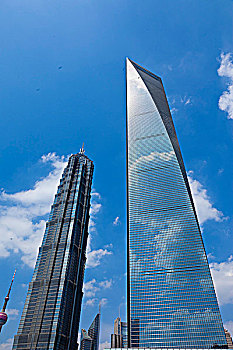 上海环球金融中心,金茂中心,陆家嘴