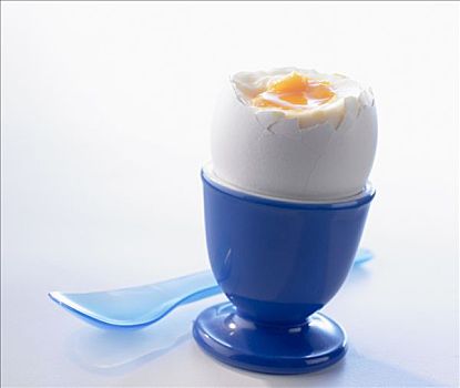 早餐鸡蛋,蓝色,蛋杯