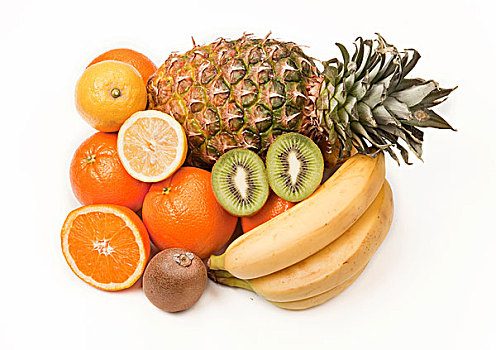 水果,种类,菠萝,猕猴桃,橘子,香蕉