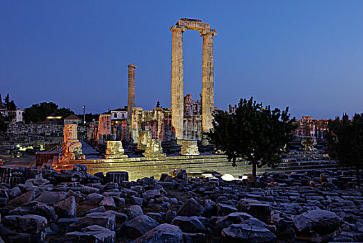 阿波罗,庙宇,狄迪玛,土耳其
