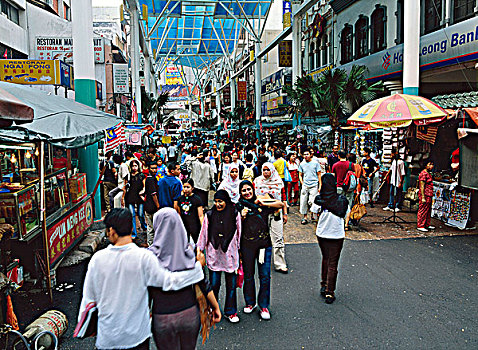 唐人街,中央市场,吉隆坡,马来西亚