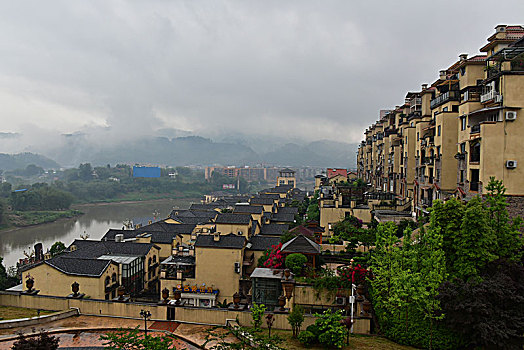 贵州省遵义市赤水市赤水河畔风光