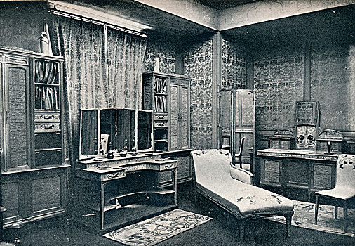 更衣室,19世纪,艺术家,未知