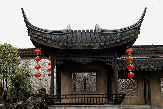 中式园林戏台