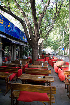 北京什刹海酒吧街