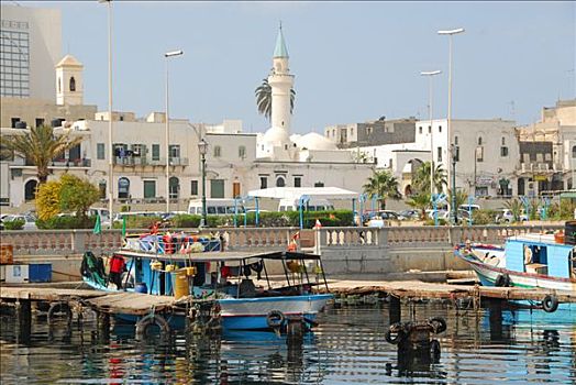 渔船,的黎波里,利比亚