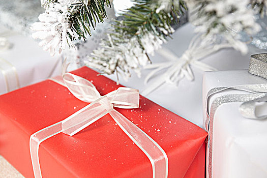 包装,礼物,圣诞树