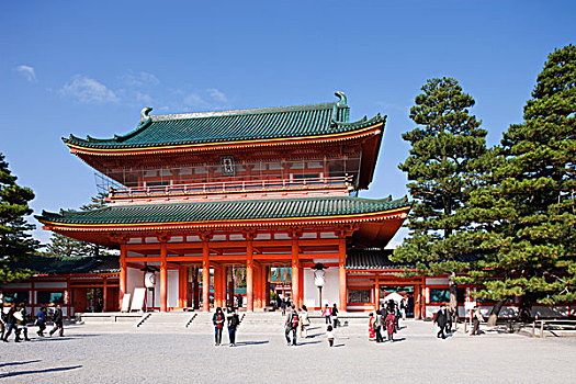 大门,京都,日本