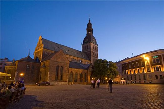 圆顶,大教堂,里加,拉脱维亚