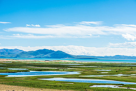 三江源自然保护区风光,海拔最高的天然湿地,中国西藏