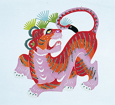 剪紙－虎