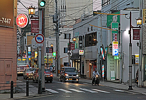 日本长崎新地中华街附近的街景