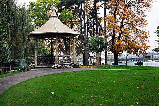 日内瓦湖边公园
