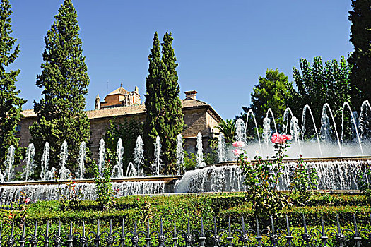 喷泉,皇家,医院,格拉纳达,西班牙