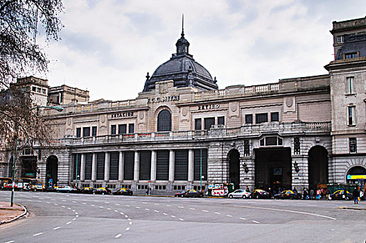 广场,线条,出租车,等待,布宜诺斯艾利斯,阿根廷