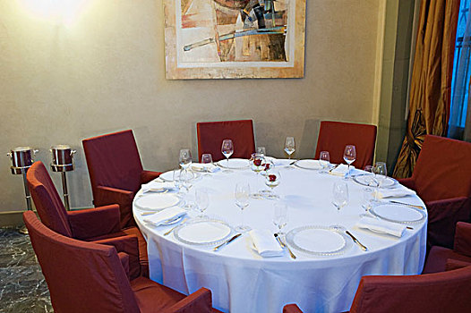 桌子,餐馆,佛罗伦萨,托斯卡纳,意大利,欧洲