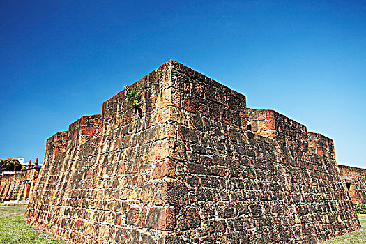 墙壁,马普托,堡垒,莫桑比克