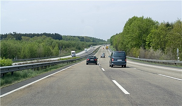 公路,风景,德国南部