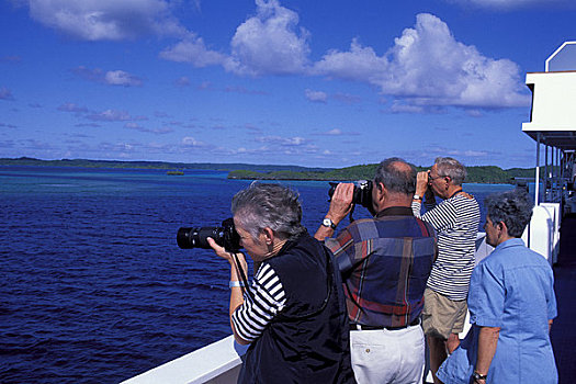 斐济,岛屿,世界,乘客,甲板
