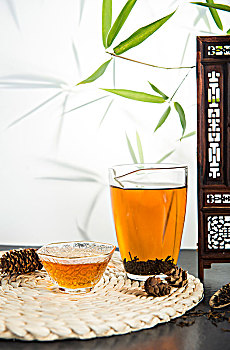 红茶,正山小种,茶道,茶杯,玻璃茶具