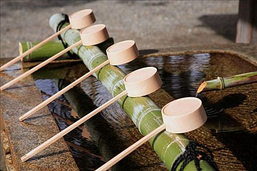 日本,关西,京都,传统,清洁,喷泉