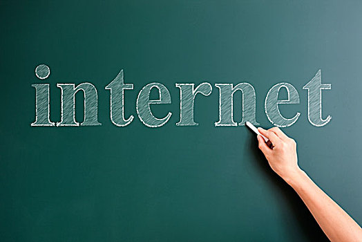 文字,互联网,黑板