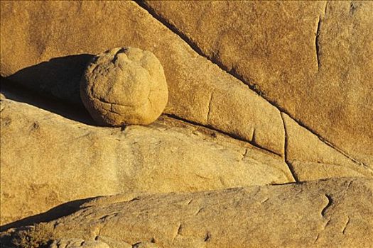花冈岩,石头,约书亚树国家公园,加利福尼亚,美国