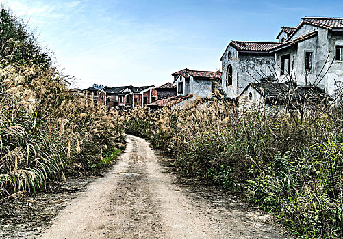 别墅区建筑工地