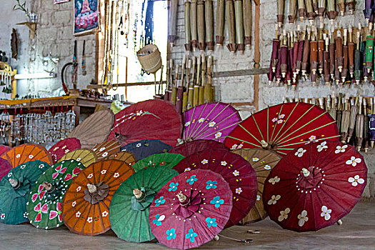 伞,玩具,家,产业,缅甸