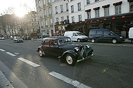 法国巴黎古董车-老爷车