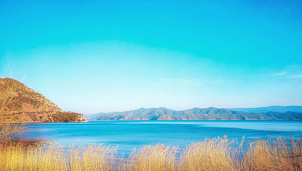 丽江泸沽湖风景区旅游照片