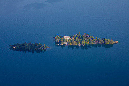 岛屿,湖,马焦雷湖,提契诺河,瑞士,欧洲
