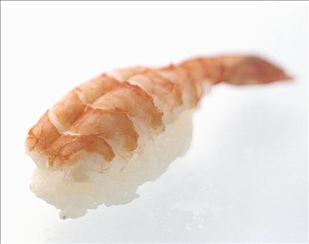 一只,虾,握寿司