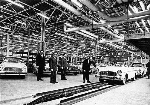 福特汽车,产品线,工厂,比利时,早,60年代,艺术家,未知