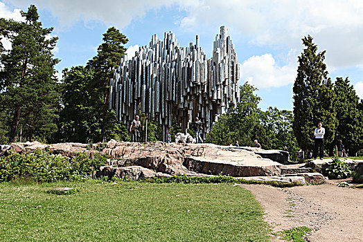 纪念建筑,公园,赫尔辛基,芬兰,艺术家