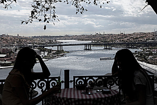 风景,上方,伊斯坦布尔