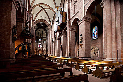蠕虫,大教堂,三个,莱茵兰普法尔茨州,德国,欧洲