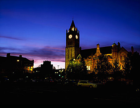 市政厅,爱尔兰,19世纪,钟楼