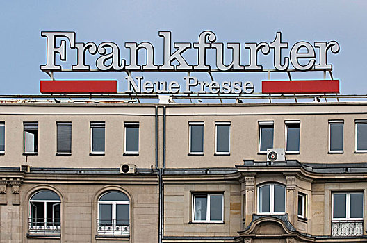 法兰克福香肠,德国,报纸,标识,建筑,法兰克福,黑森州,欧洲